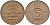 Швеция 5 эре 1969 Густав VI Адольф (1950-1973) KM 822 бронза 4517-713