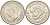 Австралия 1 шиллинг 1950 M, Георг VI (1936-1952), овца меринос KM 46 серебро 4622-137