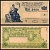 Аргентина 1 песо 1947 серия М 96194, розовая бумага Pick 257 (2) бумага UNC (пресс)  7202-4-3