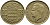 Монако 20 франков 1950 Ренье III (1949-2005) KM 131 алюминиевая бронза 4393-1242