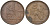 Бельгия медаль 1910 чеканка монет, 30 мм, 10,2 гр медь 189-214