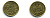 ПОЛЬША 5 ГРОШЕЙ 2010 KM 278 латунь UNC 3999-1132