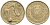 Кипр 2 цента 1985 KM 54.2 никель латунь 4174-1234
