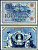 Германия 100 марок 1908 7 февраля 1908, номер 29 мм, серия Q, буква M, выпуск конец 1916 - ноябрь 1918, красная печать Pick 33 бумага 8619-26-1-1