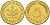 ФРГ 5 ПФЕННИГОВ 1990 G KM 107, J. 382 сталь плакированная латунью 4181-1032