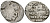 Русское Царство копейка 1547-1584 Иван IV Васильевич, Псковский  монетный двор, 0,68 ГР ГиК №93 серебро 262-525
