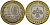 Россия 10 рублей 2009 СПМД, серия Российская федерация, республика Коми KM 996 биметалл 4583-622
