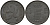 Бельгия 1 франк 1942 Belgique - Belgie, Леопольд III (1934-1947), германская оккупация, Вторая мировая война KM 127 цинк 4161-437