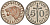 ЗОЛИНГЕН 50 пфеннигов 1917 нотгельд, КРИГСГЕЛЬД Funh 508.3a железо 4556-111