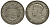 Новая Зеландия 1/2 кроны 1933 Георг V (1910-1936) KM 5 серебро 272-524