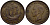 Великобритания 1/2 пенни 1945 Георг VI (1936-1952) KM 844, Spink 4115 бронза 56-1447