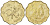 Гонконг 20 центов 1998 KM 67 никель латунь 4580-1111