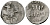 ВЕЛИКОЕ КНЯЖЕСТВО МОСКОВСКОЕ ДЕНГА 1535 - 1547 ИВАН IV ВАСИЛЬЕВИЧ, МОСКОВСКИЙ МОНЕТНЫЙ ДВОР, 0,36 ГР ГиК №48 серебро 262-1229