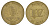 Заир 10 заиров 1988 KM 19 латунь 4656-712