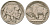 США 5 центов 1935 индеец, бизон KM 134 медно-никель 4614-1166