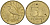 Венгрия 5 форинтов 1995 KM 694 латунь 4156-852