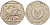 Кипр 50 центов 1991 похищение Европы KM 66 медно-никель 4141-1226