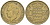 Монако 10 франков 1950 Ренье III (1949-2005) KM 130 алюминиевая бронза 3309-969
