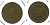 ГЕРМАНИЯ 1 ПФЕННИГ 1896 D KM 10, J. 10 медь 701-134