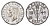 Канада 5 центов 1944 Георг VI (1936-1952) KM 40a хромированная сталь aUNC 4630-652