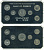 Греция набор из 7 монет 1912-1962 в пластике, монеты из обращения 3-6-3-47