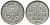 ФРГ 1 МАРКА 1966 F KM 110, J. 385 медно-никель 72-743