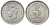 Британская Малайя 5 центов 1943 Георг VI (1937-1952) KM 3a серебро 53-133