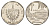 Куба 1 песо 2000 хижины Гуама KM 579 сталь плакированная никелем 4646-452