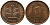 ФРГ 1 ПФЕННИГ 1985 D KM 105, J.380 сталь плакированная медью 96-1121