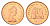 Фолклендские острова (Фолкленды) 1 пенни 1998 Елизавета II (1952-2022), папуанский пингвин KM 2a сталь плакированная медью UNC 3458-1214