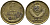 СССР 1 КОПЕЙКА 1988 Федорин 176, ММД KM 126а латунь 96-934
