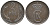 ДАНИЯ 2 ЭРЕ 1894 КРИСТИАН IX (1863-1906) KM 793.2 бронза 34-451