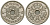 Дания 1 крона 1995 LG; JP; A, Маргрете II (1972- ) KM 873.1 медно-никель 4167-343