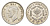 ЮАР 6 пенсов 1942 Георг VI (1936-1952) KM 27 серебро 4623-655