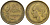 Франция 20 франков 1951 Петух KM 917.1 алюминиевая бронза 4142-1237