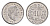 Франция игровой жетон в 10 франков 1950 диаметр 16 мм, вес 0,37 гр алюминий 4651-1226