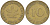 ФРГ 10 ПФЕННИГОВ 1949 D KM 103, J.378 сталь плакированная латунью 4539-913