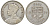 Фиджи 1 флорин 1934 Георг V (1910-1936), герб Фиджи KM 5 серебро 91-1223