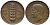 ИТАЛИЯ 5 ЧЕНТЕЗИМО 1921 R, ВИКТОР ИМАНУИЛ III. КОЛОС KM 59 медь 66-124
