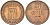 Норвегия 5 эре 1930 Хокон VII (1905-1957) KM 368 бронза 4571-825