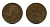 Великобритания 1 пенни 1921 Георг V (1910-1936) KM 810, Spink 4051 бронза 47-632