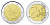 Кипр 2 евро 2009 10 лет монетарной политике ЕС и введению евро KM 89 биметалл  UNC  M11-12