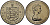Гернси 25 пенсов 1978 Королевский визит KM 32 медно-никель UNC M4-06
