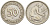 ФРГ 50 пфеннигов 1949 G KM 104, J. 379 медно-никель 112-941