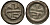 Силезия, Опольское воеводство брактеат ND Белко IV (1420-1460), вес 0,17 гр. Friedensburg 797 серебро 1516-925