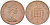 Великобритания 1 пенни 1971 Елизавета II (1952-2022) KM 915, Spink 4237 (B1) бронза 175-556