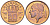 Бельгия 50 сантимов 1979 Belgique, Бодуэн I (1951-1993) KM 148.1 бронза UNC 3996-1238