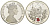 Гибралтар 5 фунтов 2004 Мост Пегас KM 1171 серебро PROOF 11-078-21