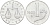 Италия 1 лира 1955 R, весы KM 91 алюминий  UNC  4594-644
