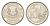 Сингапур 10 центов 2014 KM 100 медно-никель UNC 4158-252